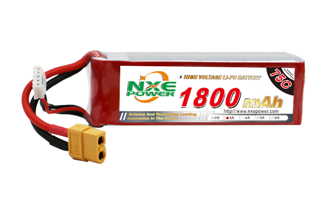 1800mAh 75C 3S 11.4V FPV穿越機電池